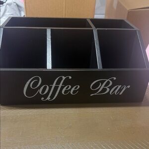 Black Coffee Bar Organizer